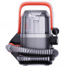 Мултифункционален почистващ уред с пара и вакуум Techwood TAN-7055V, 600/800W, Резервоар за чиста и отпадъчна вода, 3 режима, Дигитален дисплей, Тъмносив/оранжев