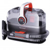 Мултифункционален почистващ уред с пара и вакуум Techwood TAN-7055V, 600/800W, Резервоар за чиста и отпадъчна вода, 3 режима, Дигитален дисплей, Тъмносив/оранжев