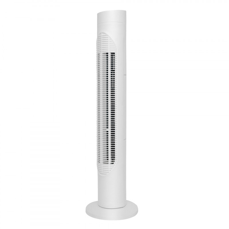 Вентилатор кула Elite ETTF-0331, 50W, 3 скорости, Таймер, LED, Тиха работа, Дистанционно, Бял