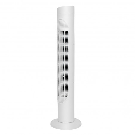 Вентилатор кула Elite ETTF-0331, 50W, 3 скорости, Таймер, LED, Тиха работа, Дистанционно, Бял