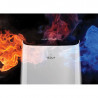 Мобилен климатик Tesla TTMYW-09CHW, 9000 BTU, 25 м2, 390 м3/ч, Wi-Fi, Drain Free, R290, LED дисплей, Обезвлажняване, Нощен режим, Бял