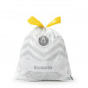 Торбички за кош Brabantia PerfectFit Sort&Go/Touch 647033, Размер A, 3-5 л, 20 броя, Бял