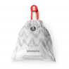 Торбички за кош Brabantia PerfectFit Slide/Paper Bin 647034, Размер B, 5-7 л, 20 броя, Бял