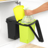 Торбички за кош Brabantia PerfectFit 647031, Размер C, 10-12 л, 10 броя, Биоразградими, Зелен