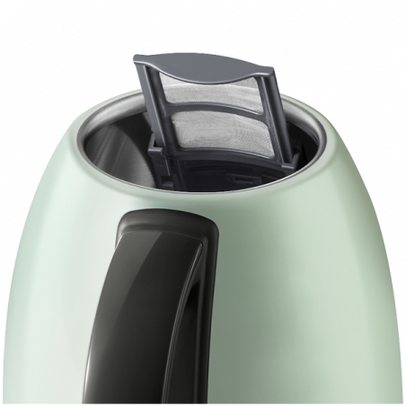 Електрическа кана BUYDEEM K640, 2400W, 1.7 л, Защита от кипене на сухо, Без BPA, LED, Светлозелен