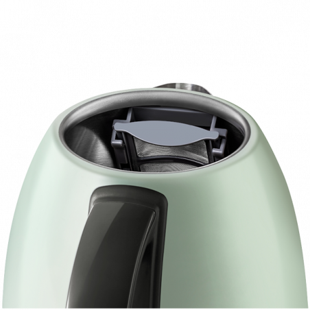 Електрическа кана BUYDEEM K640, 2400W, 1.7 л, Защита от кипене на сухо, Без BPA, LED, Светлозелен