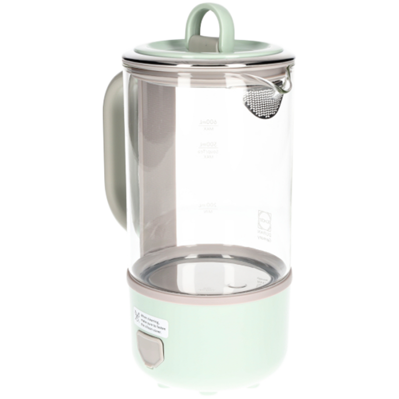 Електрическа кана BUYDEEM K314, 300W, 0.6 л, Таймер с 3 степени, 3 температурни настройки, Поддържане топло до 8 часа, Светлозелен