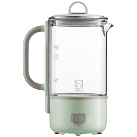 Електрическа кана BUYDEEM K314, 300W, 0.6 л, Таймер с 3 степени, 3 температурни настройки, Поддържане топло до 8 часа, Светлозелен