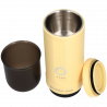 Преносима еспресо машина BUYDEEM Nano OTEM-01, 7500 mAh, 20 bar, 50 ml, 12/24V, USB и Type-C зареждане, Мляно+капсули, Жълт