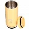 Преносима еспресо машина BUYDEEM Nano OTEM-01, 7500 mAh, 20 bar, 50 ml, 12/24V, USB и Type-C зареждане, Мляно+капсули, Жълт