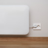 Панелен конвектор Mill Invisible WiFi PA1200WIFI3, 1200W, 18 м2, 10 температурни настройки, Wi-Fi, Bluetooth, IPX4, Бял