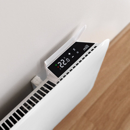 Панелен конвектор Mill Invisible WiFi PA1200WIFI3, 1200W, 18 м2, 10 температурни настройки, Wi-Fi, Bluetooth, IPX4, Бял