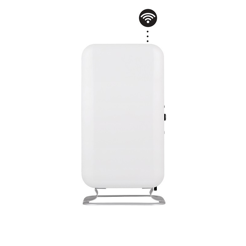 Маслен радиатор Mill Gentle Air WiFi OIL1500WIFI3, 1500W, 5-35C, Mill Heat технология, LED дисплей, Wi-Fi, Bluetooth, Бял