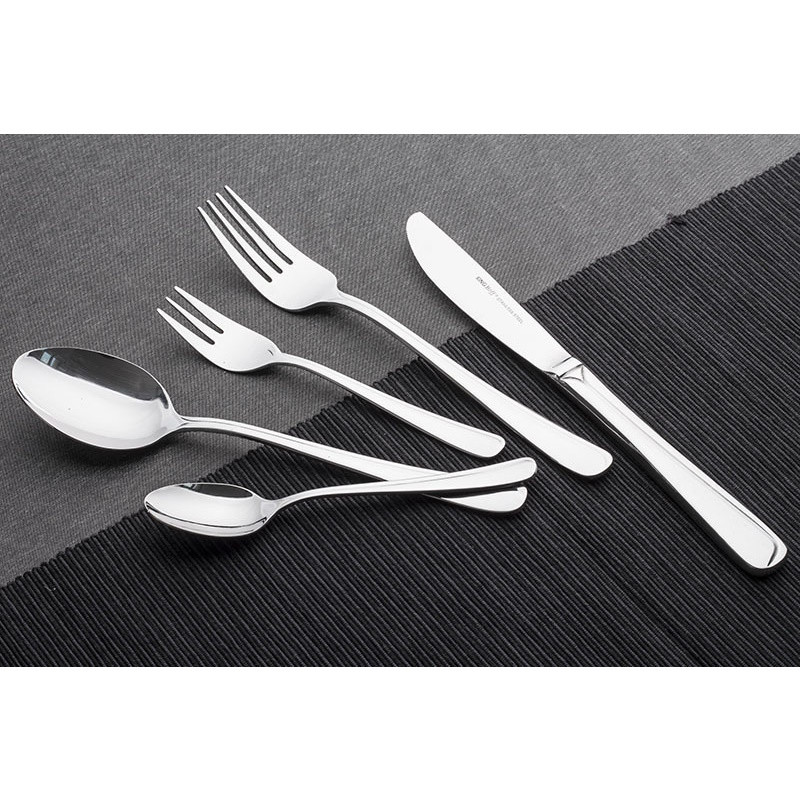 Комплект прибори за хранене Kinghoff KH 3509, 72 части, За 12 човека, Куфар, Неръждаема стомана, Сребрист