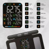 Кантар - анализатор Klausberg KB 7856, До 180 кг, Bluetooth, Android/iOS, LCD дисплей, 14 телесни стойности, Черен
