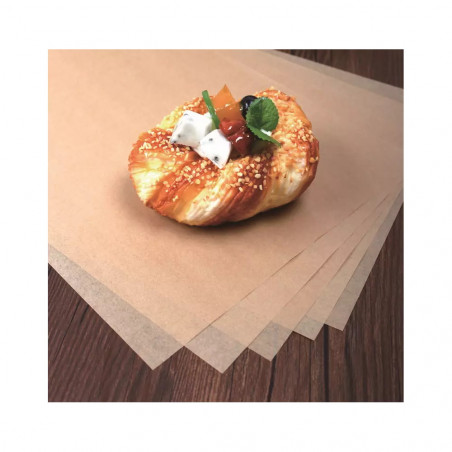 Хартия за печене Klausberg KB 7903, Ролка 20 м, Ширина 38 см, -40 до 230°C, Универсална употреба, Незалепваща, Кафяв