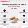 Хартия за печене Klausberg KB 7903, Ролка 20 м, Ширина 38 см, -40 до 230°C, Универсална употреба, Незалепваща, Кафяв