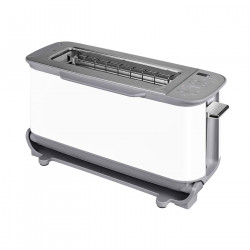 Тостер 3в1 Ninja ST200EUWH, 2400W, Грил, Преса за панини, 7 програми, Температурен контрол, Размразяване, Претопляне, Бял