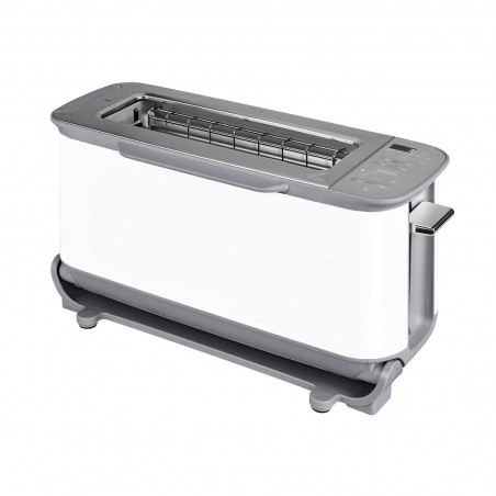 Тостер 3в1 Ninja ST200EUWH, 2400W, Грил, Преса за панини, 7 програми, Температурен контрол, Размразяване, Претопляне, Бял