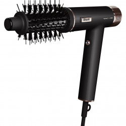 Сешоар Shark SpeedStyle Pro HD752EU, 1750W, 3 скорости, 4 темп. настройки, Автоматично настройване на темп и въздушен поток, Йонизация, Cool Shot, 5 приставки, Черен