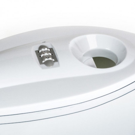 Кана за вода с филтър Aquaselect B18, 2.5 л, Неплъзгаща се основа, Филтър с йонообменни смоли и активен въглен, Бял