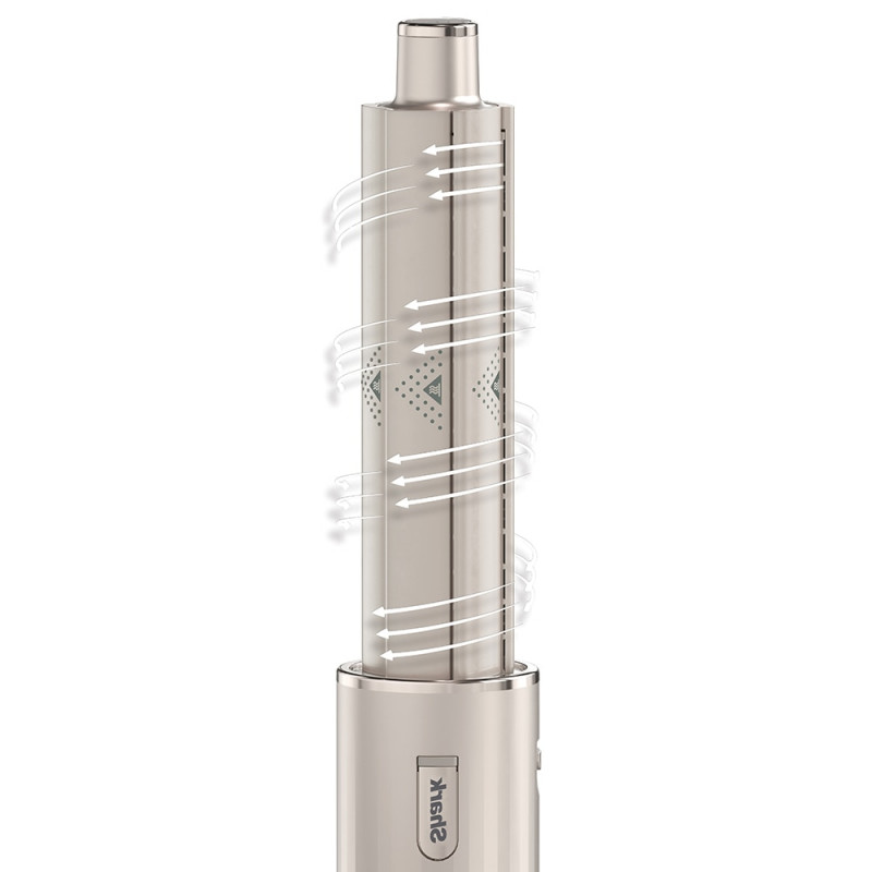 Маша за коса и сешоар Shark FlexStyle HD424SLEU, 1400W, 3 скорости, Автоматично навиване Coanda, 3 приставки, Топлинна защита, Cool Shot, Сребрист/шампанско