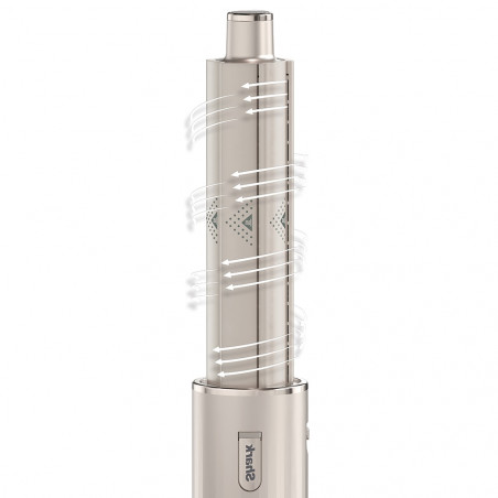 Маша за коса и сешоар Shark FlexStyle HD424SLEU, 1400W, 3 скорости, Автоматично навиване Coanda, 3 приставки, Топлинна защита, Cool Shot, Сребрист/шампанско