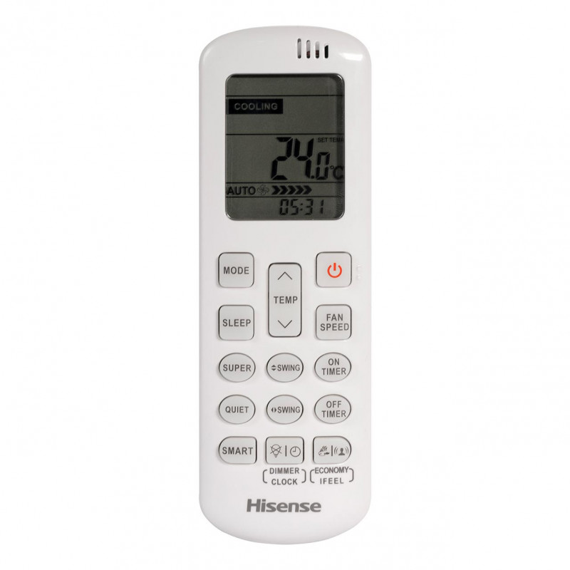 Инверторен климатик Hisense Energy SE KA35XR0E, 12000 BTU, 24 м2, А+++/А++, Wi-Fi, Гласово управление, Бял