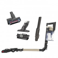 Вертикална прахосмукачка Shark Stratos True Pet Flexology IZ400EUT, 309W, 0.7L, Автономия 60 мин, Clean Sense IQ, Pet Pro, LED, Powerfins, Тъмносив/шампанско