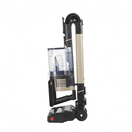 Вертикална прахосмукачка Shark Stratos True Pet Flexology IZ400EUT, 309W, 0.7L, Автономия 60 мин, Clean Sense IQ, Pet Pro, LED, Powerfins, Тъмносив/шампанско