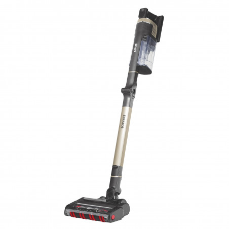 Вертикална прахосмукачка Shark Stratos True Pet Flexology IZ400EUT, 309W, 0.7L, Автономия 60 мин, Clean Sense IQ, Pet Pro, LED, Powerfins, Тъмносив/шампанско