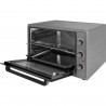 Мини фурна Elite EMO-65300G, 2000W, 65 л, 3 функции, Двойно стъкло, Скрит долен нагревател, Термостат, Таймер, Сив