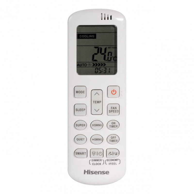 Инверторен климатик Hisense Energy SE KA50BS0E, 18000 BTU, 28 м2, А++/А++, Wi-Fi, Гласово управление, Бял