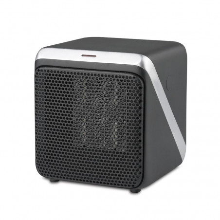 Керамична вентилаторна печка Rosberg R51970K, 500W, PTC, LED дисплей, Защита при преобръщане, Черен