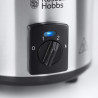 Уред за бавно готвене Slow Cooker Russell Hobbs Compact Home 25570-56, 145W, 2 л, 3 темп. настройки, Керамичен съд, Без BPA и PFAS, Черен/инокс