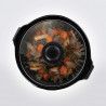 Уред за бавно готвене Slow Cooker Russell Hobbs Compact Home 25570-56, 145W, 2 л, 3 темп. настройки, Керамичен съд, Без BPA и PFAS, Черен/инокс
