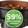 Мултикукър Russell Hobbs Good-to-Go 28270-56, 750W, 6.5 л, 8 програми, Таймер, Размразяване, Лесно почистване, Черен