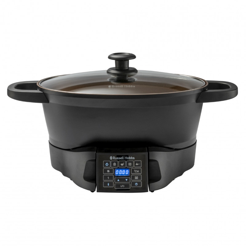 Мултикукър Russell Hobbs Good-to-Go 28270-56, 750W, 6.5 л, 8 програми, Таймер, Размразяване, Лесно почистване, Черен