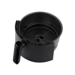 Фритюрник с горещ въздух Russell Hobbs SatisFry Panoramic 27420-56, 1650W, 5.5 л, 10 програми, Дигитален LED дисплей, Термостат, Таймер, Черен