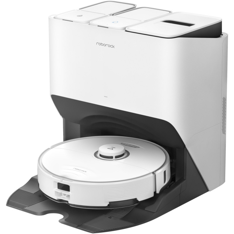 Прахосмукачка робот Roborock S8 Pro Ultra, 50W, Wi-Fi, 6000Pa, 750ml, 300m2, Автономия до 180min, Turbo, Гласови команди, Бял