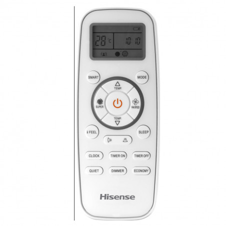 Инверторен климатик Hisense Easy Smart CA50XS1A, 18000 BTU, 35 м2, А++, Тиха работа, FreezeProtect до -15°C, Бял