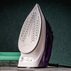 Ютия Oliver Voltz OV51050E, 2400W, 220 ml, Самопочистване, Сухо гладене, Лилав/Черен