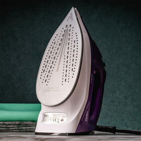 Ютия Oliver Voltz OV51050E, 2400W, 220 ml, Самопочистване, Сухо гладене, Лилав/Черен