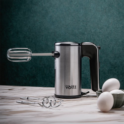 Миксер Oliver Voltz OV51110J, 500W, 5 скорости, Турбо, Аксесоари, Инокс