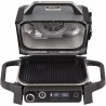 Електрическа скара опушвач Ninja OG701EU, 2400W, До 260C, Вътрепно аминово керамично покритие, Woodfire, Сив