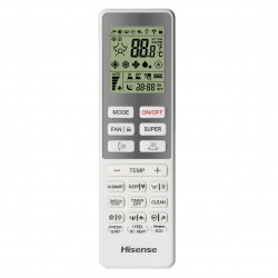 Инверторен климатик Hisense Energy Pro + QG35XV0E, 12000 BTU, 24 м2, А+++/А+++, Wi-Fi, Гласово управление, 4в1 филтър, Бял
