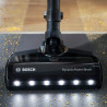 Вертикална прахосмукачка Bosch Unlimited 7 BBS711W, 300 мл, TurboSpin мотор, LED светлини, Автономия 40 минути, Бял/Черен