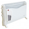 Конвектор за под и стена ELITE CH-0406, 2000W, До 22 м2, 3 степени, Термостат, Вентилатор, Бял