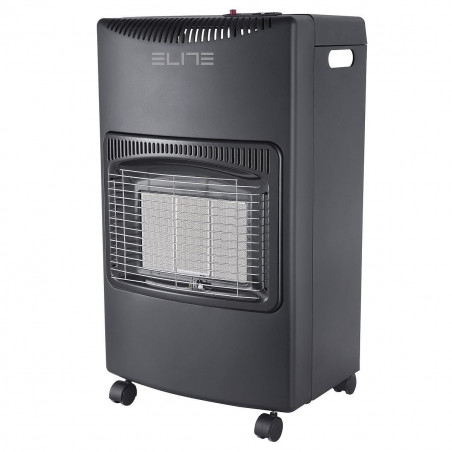 Газова печка за отопление ELITE LGH-1400BL, 4.2 kW, 35 м2, 3 kPa, Инфрачервен, Пиезо запалване, ODS сензор, Защита при падане/накланяне/угасване на пламъка, Черен
