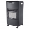 Газова печка за отопление ELITE LGH-1400BL, 4.2 kW, 35 м2, 3 kPa, Инфрачервен, Пиезо запалване, ODS сензор, Защита при падане/накланяне/угасване на пламъка, Черен